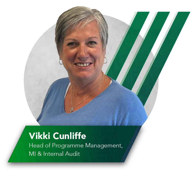 Head of Programme Management, Vikki Cunliffe